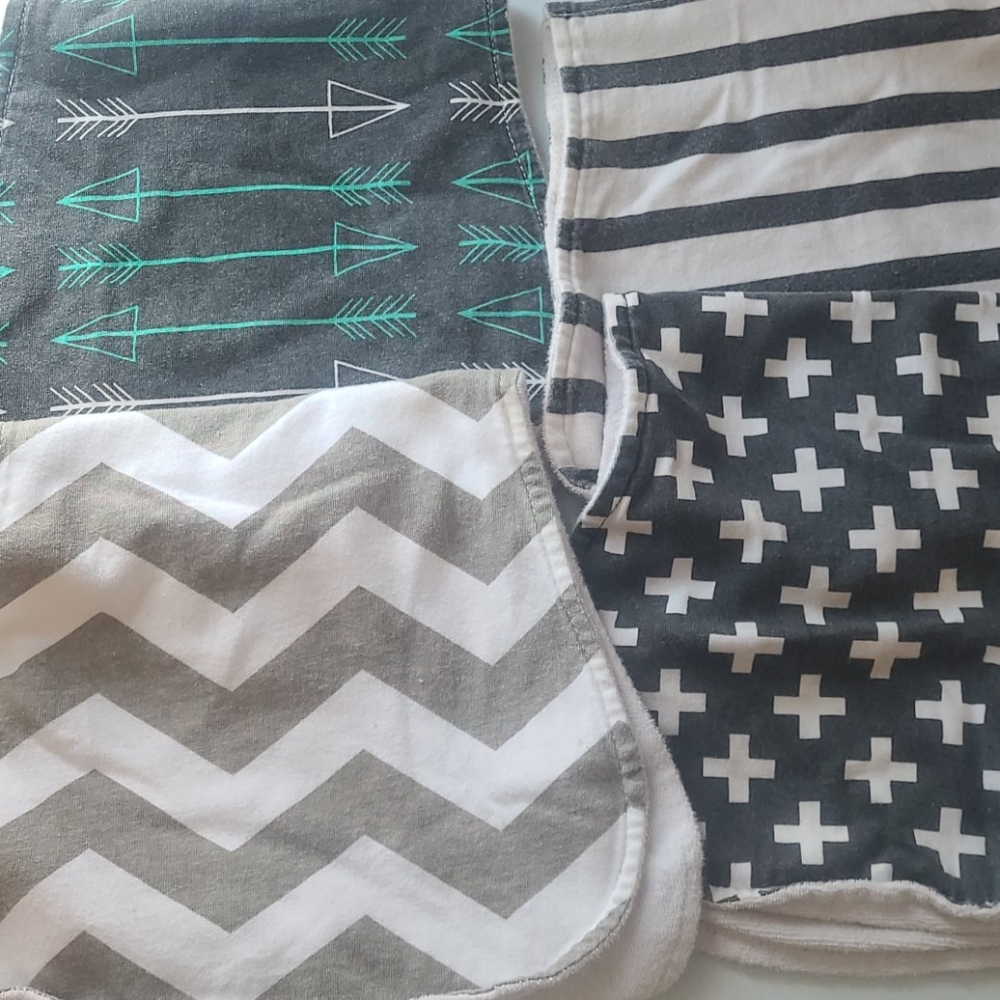 4 burp rags